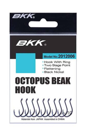 BKK Octopus Beak Hooks (Black) [SIZ:1]