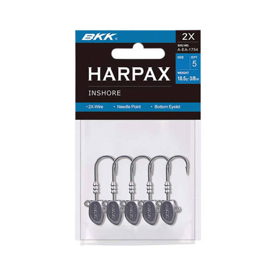 Load image into Gallery viewer, BKK Harpax Jig Head [SIZ:2/0 WEI:1/8]
