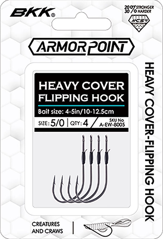 BKK Armor-Point Heavy Cover Flippin' Hooks [SIZ:3/0]