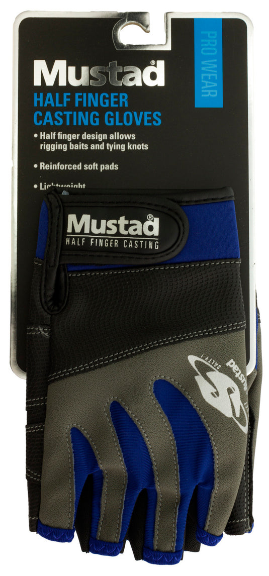 Mustad Half Finger Gloves