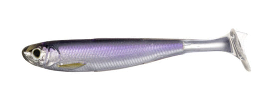 Live Target Slow Roll Mullet 4" [COL:Silver Purple]