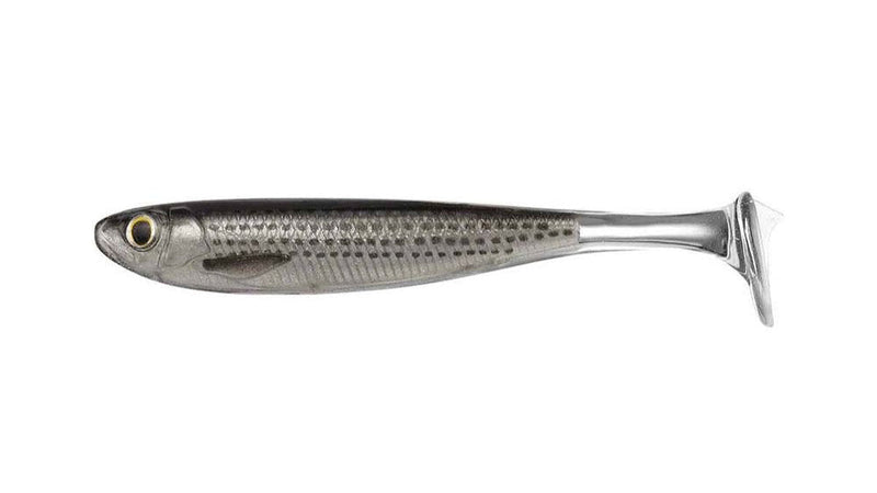 Load image into Gallery viewer, Live Target Slow Roll Mullet 4" [COL:Silver Black]
