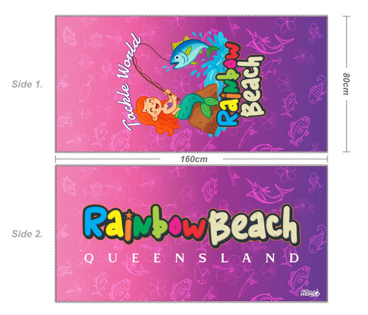 Tackle World Mermaid Beach Towel