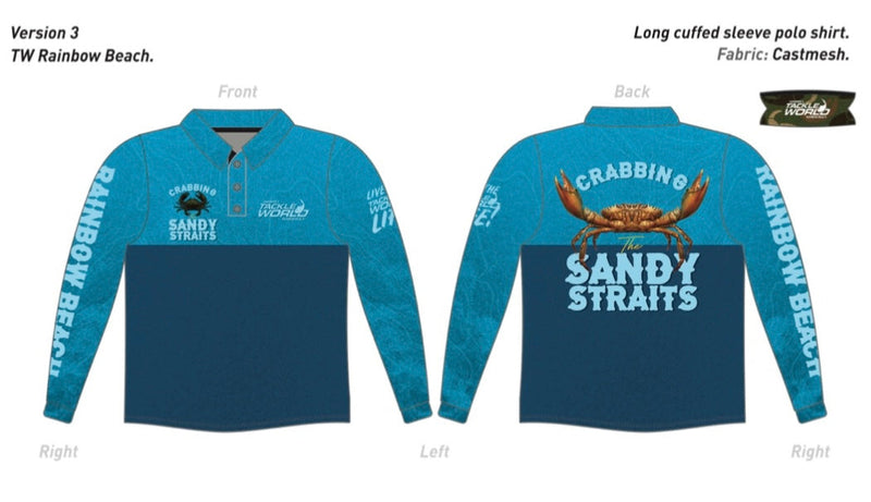 Load image into Gallery viewer, Tackle World Crabbing Sandy Straits Blue Jersey

