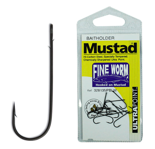 Mustad Fine Worm Hooks [SIZ:2]