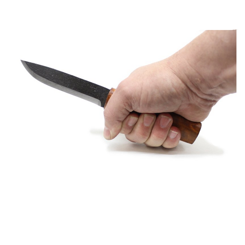 Load image into Gallery viewer, HELLE Viking Classic Edition Knife - 4.33 Inch Blade - Curly Birch Handle H3LC 105mm
