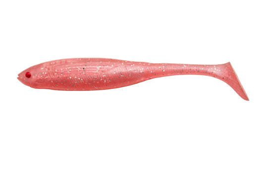 S Tackle Rattle Minnow Paddle Tail 4" (5 Pack) [COL:Pink Candy]