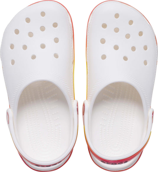 Crocs Reflector Classic Clog Toddler - White/Multi