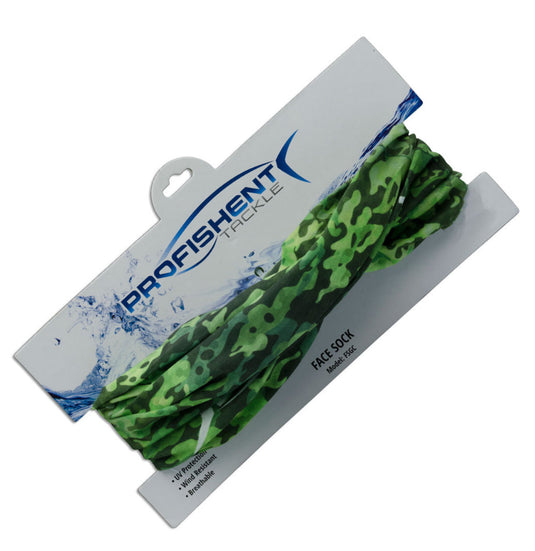 Profishent Face Sock [COL:Green Camo]