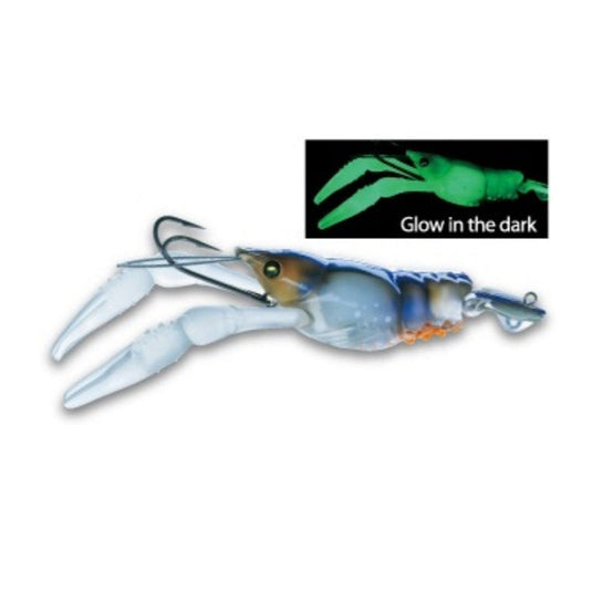 Yo Zuri 3DB Jointed Paddle Fin Crayfish 75mm (slow sinking) [COL:PLS]