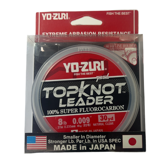 Yo Zuri Top Knot 100% Fluro Leader 30yds [LIN:8lb]