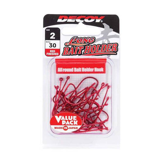 Decoy Long Bait Holder Hooks Value Pk