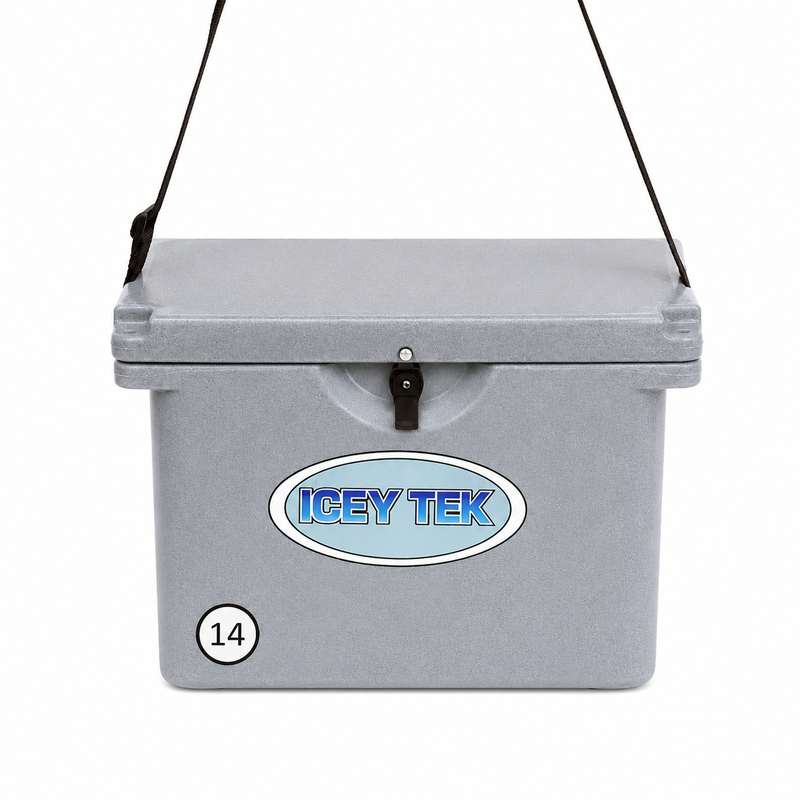 Load image into Gallery viewer, Icey Tek One Skin Cooler 14lt [COL:Grey]
