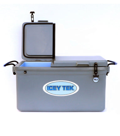 Load image into Gallery viewer, Icey Tek Long Box Split Lid 70lt
