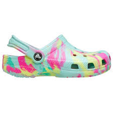 Load image into Gallery viewer, Crocs Classic Clogs Kids - Aquamarine/ Multi
