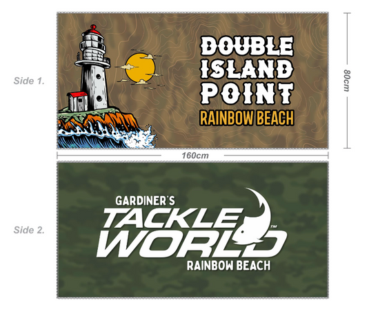 Tackle World Double Island Point Lighthouse Beach Towel