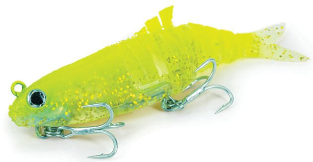 Load image into Gallery viewer, Molix Swim Shad 115 [COL:Yellow Back Gold Flake]
