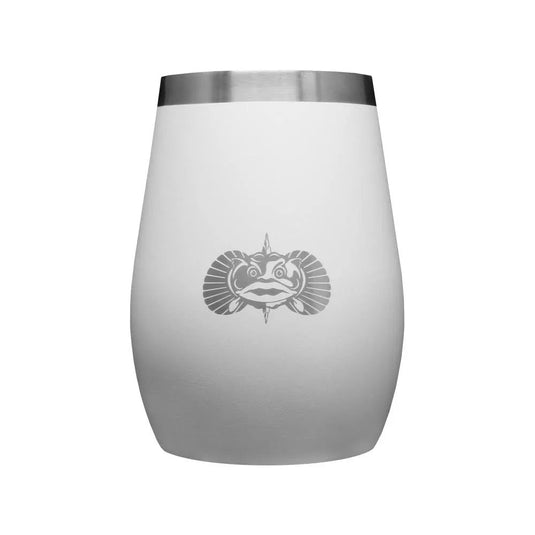 Toadfish Non Tipping Wine Tumbler 10oz [COL:White]