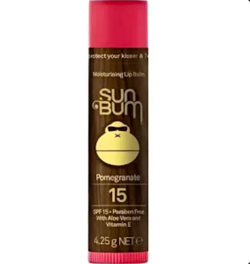 Load image into Gallery viewer, Sun Bum Sunscreen Lip Balm SPF 15 (4.25g) [FLA:Pomegranate]
