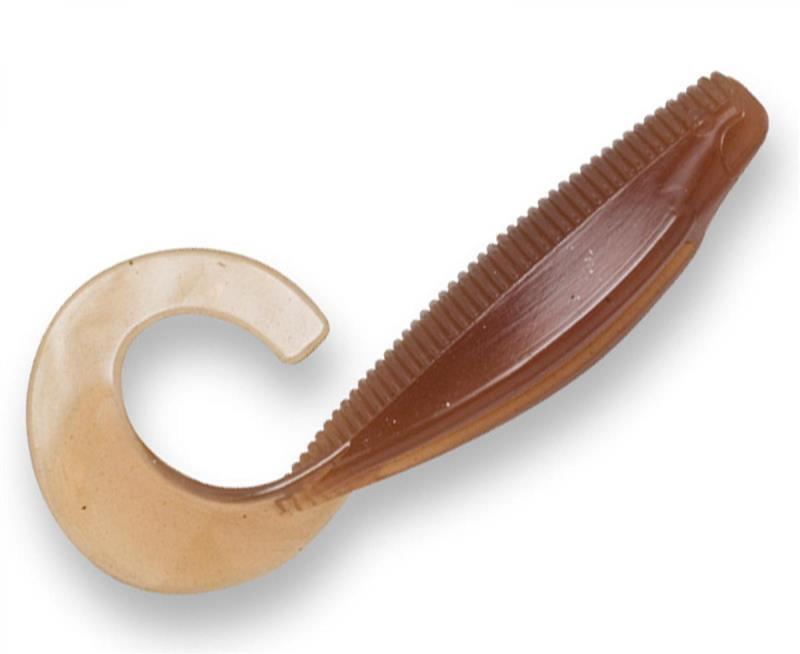 Load image into Gallery viewer, Zman StreakZ Curly TailZ 4" (5 Pack) [COL:Motor Oil]
