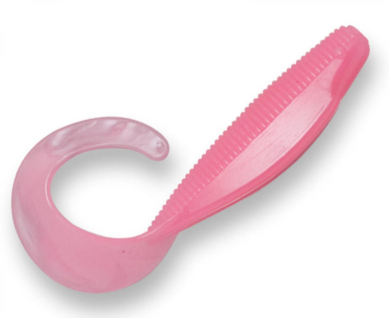 Load image into Gallery viewer, Zman StreakZ Curly TailZ 4" (5 Pack) [COL:Pink Glow]
