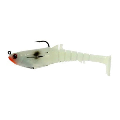 Load image into Gallery viewer, Zerek Flat Shad X Jighead 90mm [COL:Red Head Bear]

