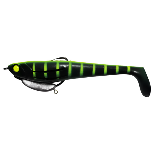 Zerek Flat Shad Pro [SIZ:5 Inch COL:Green Sunset]
