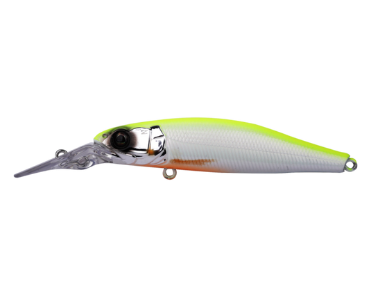 Zerek Tango Slim Jerk 80mm Suspending Lure [COL:Chartreuse Pearl Silver]