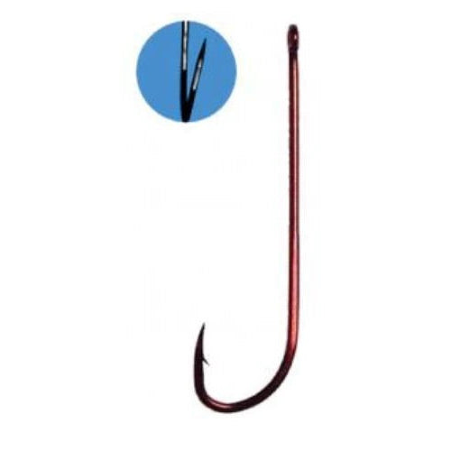 Load image into Gallery viewer, Gamakatsu Long Shank Hooks (Red) [SIZ:# 4]

