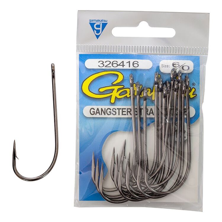Load image into Gallery viewer, Gamakatsu Gangster Straight Eye Hooks 50pk [SIZ: 6/0]
