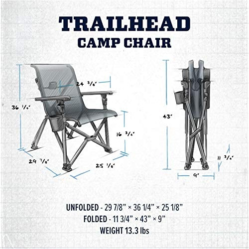 YETI Trailhead Camp Chair [COL:Charcoal]