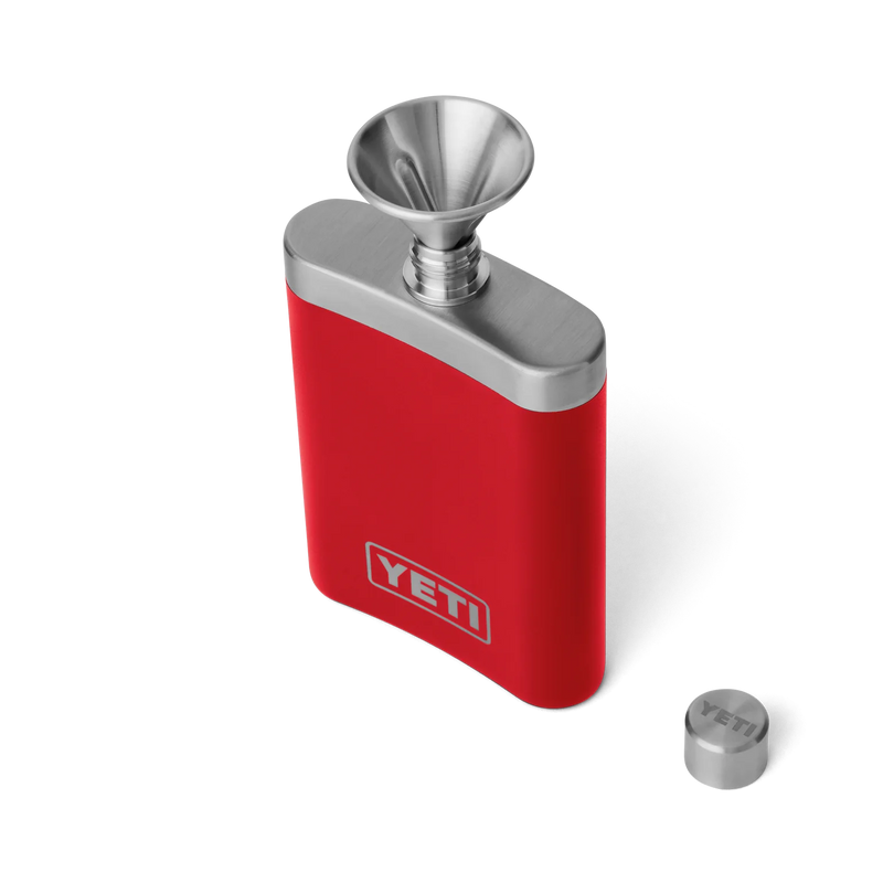 Load image into Gallery viewer, YETI 7 oz Flask and Funnel [COL:Rescue Red]
