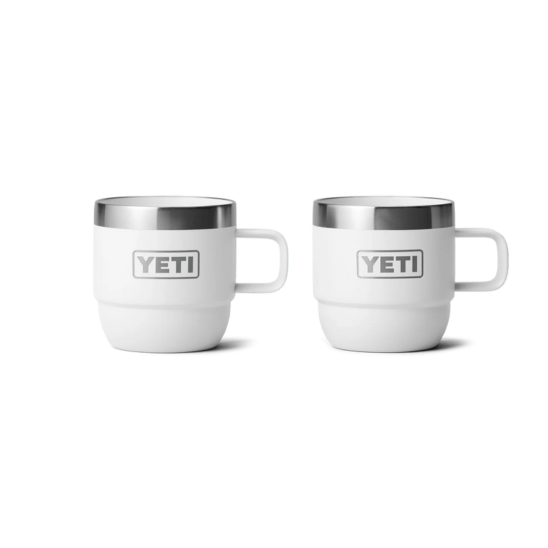 Load image into Gallery viewer, YETI Rambler 6 oz Stackable Mug 2pk Durasip Ceramic (177ml) [COL:White]
