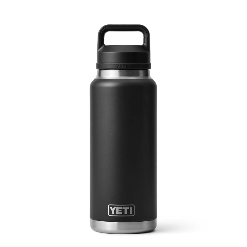 Load image into Gallery viewer, YETI Rambler Bottle with Chug Cap 36 oz (1065ml) [COL:Black]

