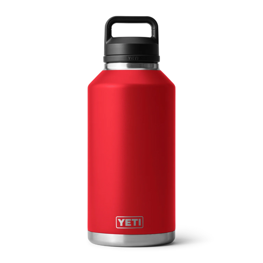 YETI Rambler Bottle with Chug Cap 64 oz (1.9L) [COL:Rescue Red]
