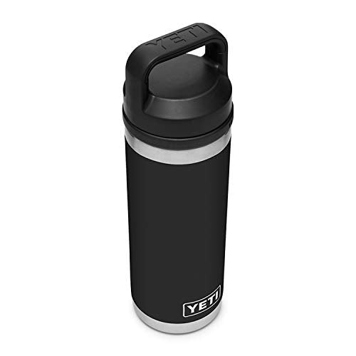 Load image into Gallery viewer, YETI Rambler Bottle with Chug Cap 18 oz (532ml) [COL:Black]
