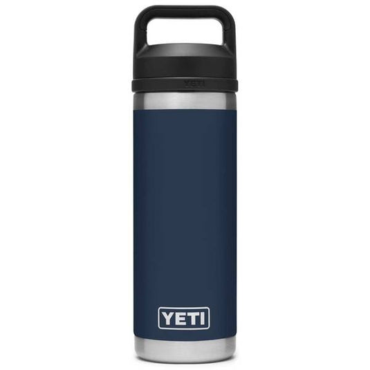 YETI Rambler Bottle with Chug Cap 18 oz (532ml) [COL:Navy]