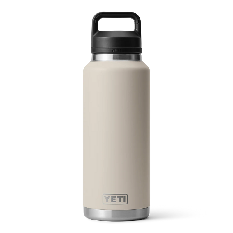 Load image into Gallery viewer, YETI Rambler Bottle with Chug Cap 46 oz (1.4L) [COL:Black]

