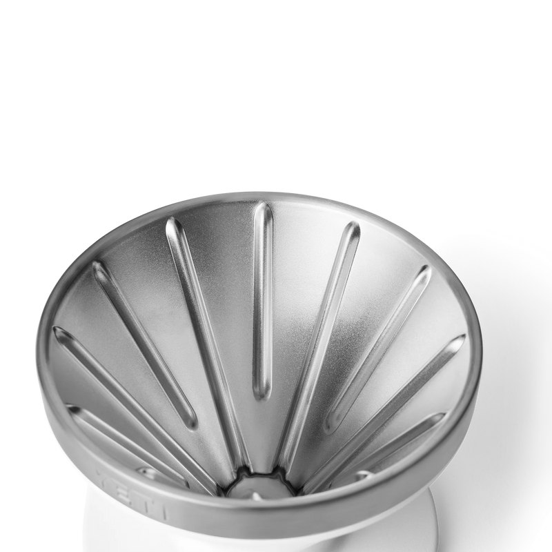 Load image into Gallery viewer, YETI Rambler Pour Over fits V60 Filter White
