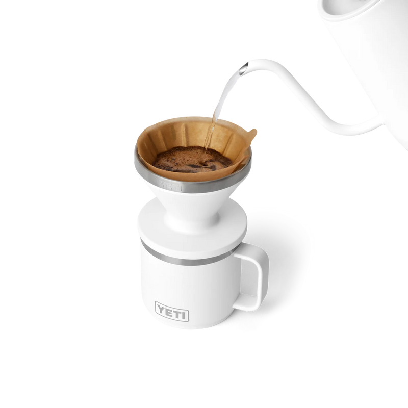 Load image into Gallery viewer, YETI Rambler Pour Over fits V60 Filter White
