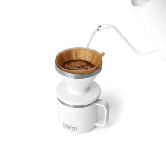 YETI Rambler Pour Over fits V60 Filter White