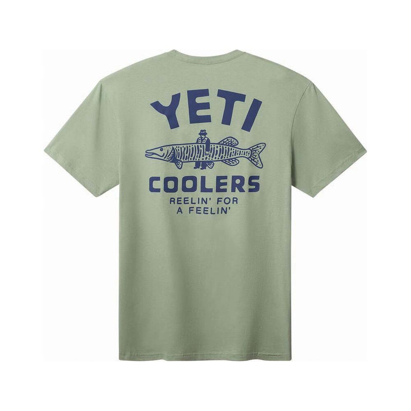 Load image into Gallery viewer, YETI Fishing T Shirt - Olive [SIZ:S]
