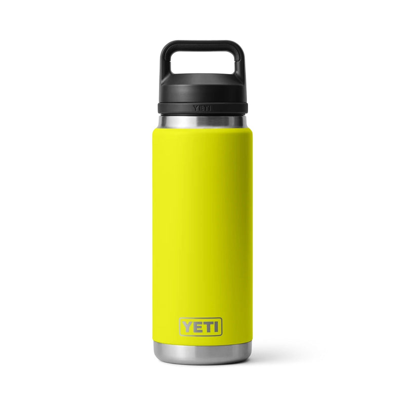 Load image into Gallery viewer, YETI Rambler Bottle with Chug Cap 26 oz (796ml) [COL:Firefly Yellow]
