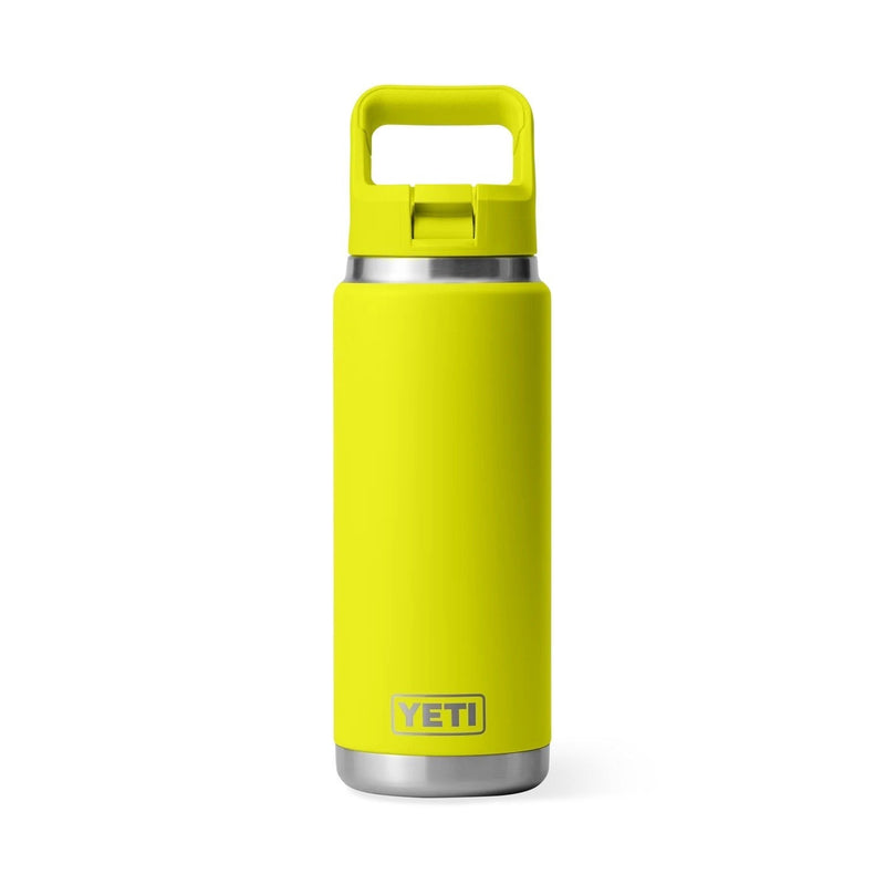 Load image into Gallery viewer, YETI Rambler Straw Bottle 26 oz (796ml) [COL:Firefly Yellow]
