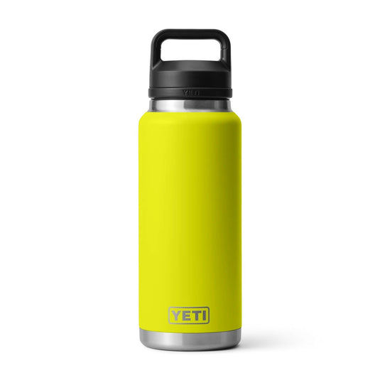 YETI Rambler Bottle with Chug Cap 36 oz (1065ml) [COL:Firefly Yellow]