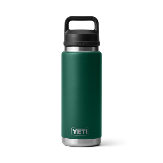 YETI Rambler Bottle with Chug Cap 26 oz (796ml) [COL:Black Forest Green]