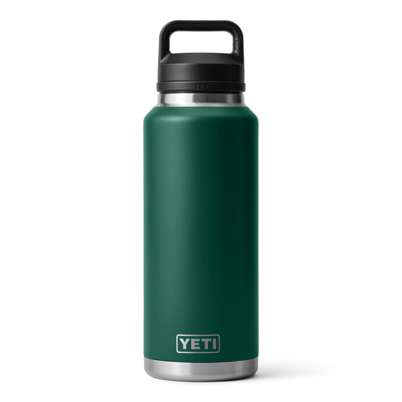 Load image into Gallery viewer, YETI Rambler Bottle with Chug Cap 46 oz (1.4L) [COL:Black Forest Green]
