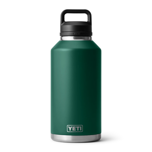YETI Rambler Bottle with Chug Cap 64 oz (1.9L) [COL:Black Forest Green]