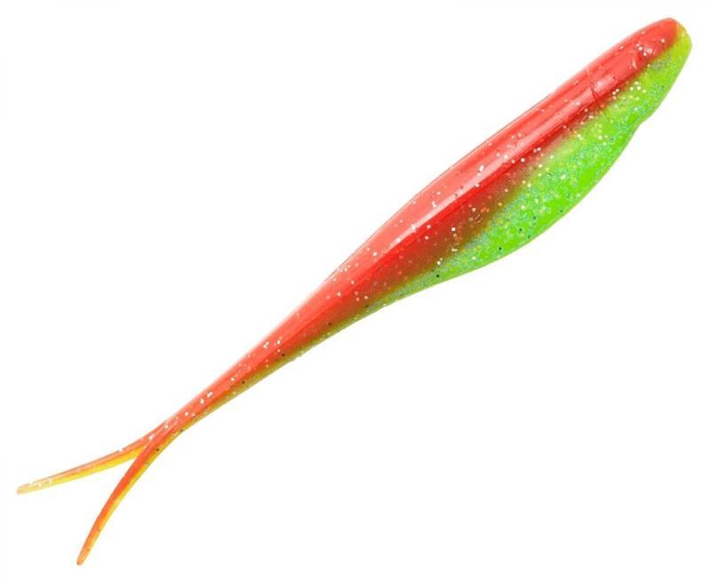 Load image into Gallery viewer, Zman Scented Jerk Shad 4 [COL:Nuked Chicken Glow]
