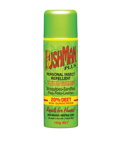 Bushman 150g 20% DEET with Sunscreen Aerosol